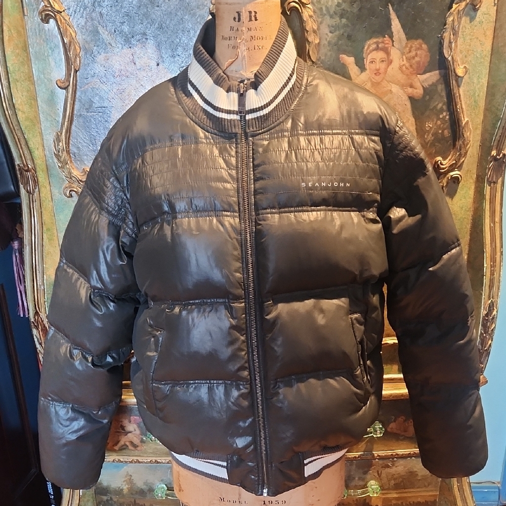 Sean John Black Puffer Jacket